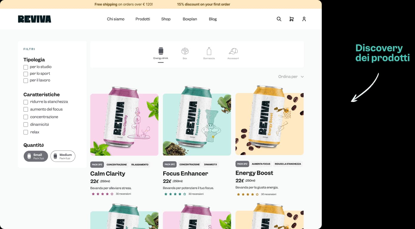 Discovery del progetto REVIVA Discovery del progetto REVIVA