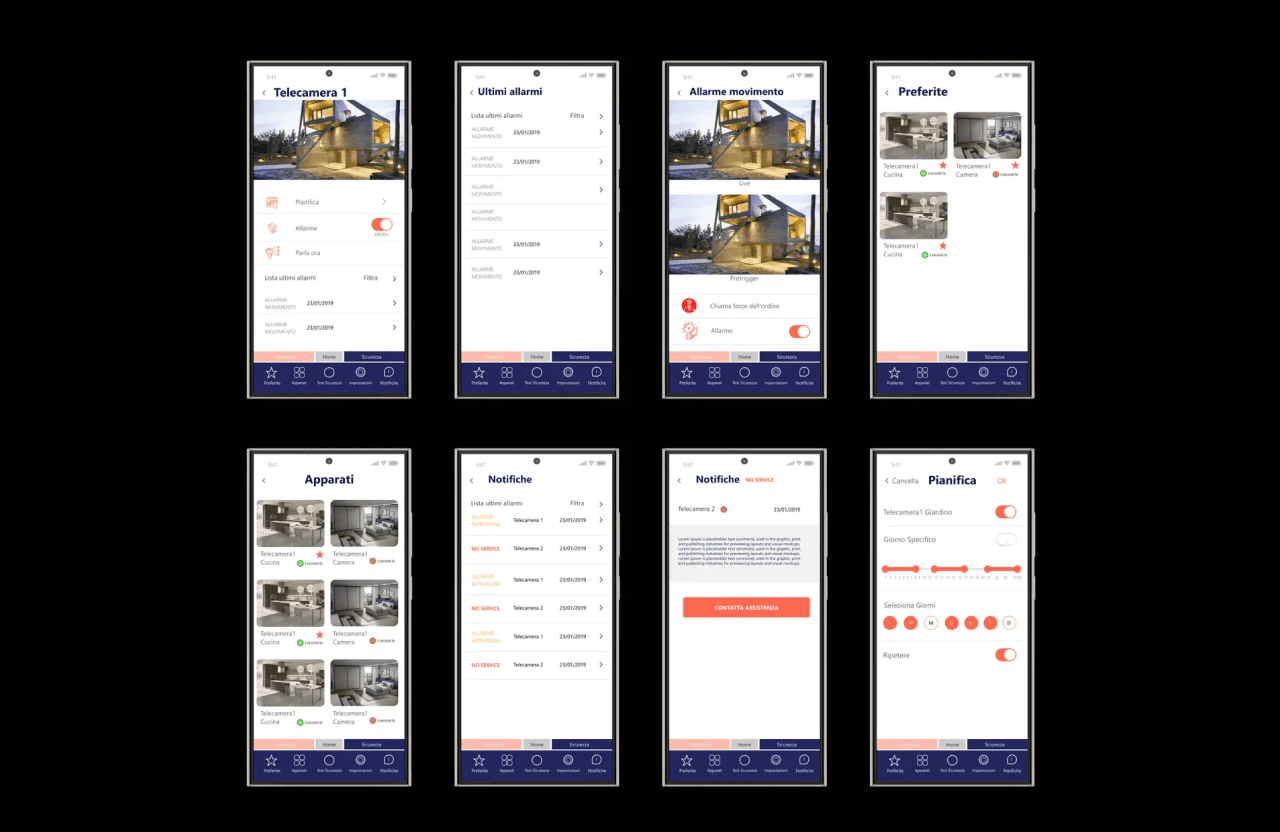 Visionet App - Notifiche e allarmi Visionet App - Notifiche e allarmi