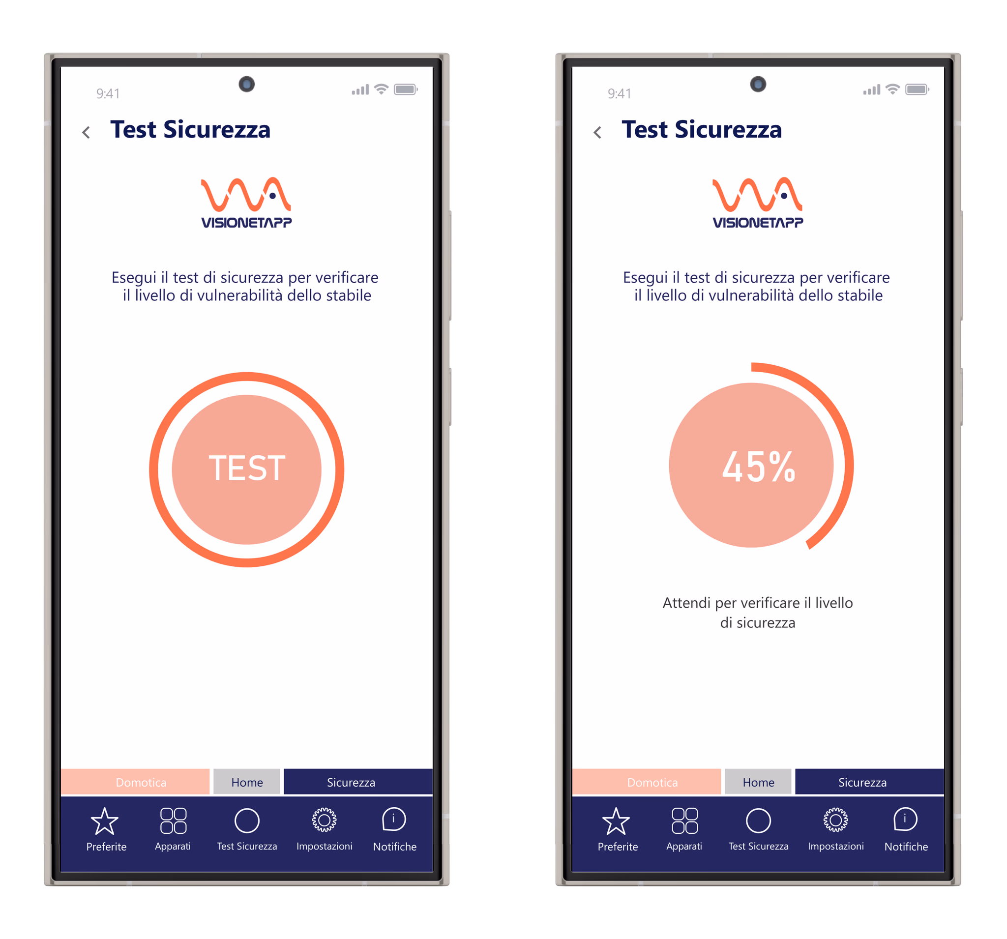 Visionet App - Notifiche e allarmi Visionet App - Notifiche e allarmi